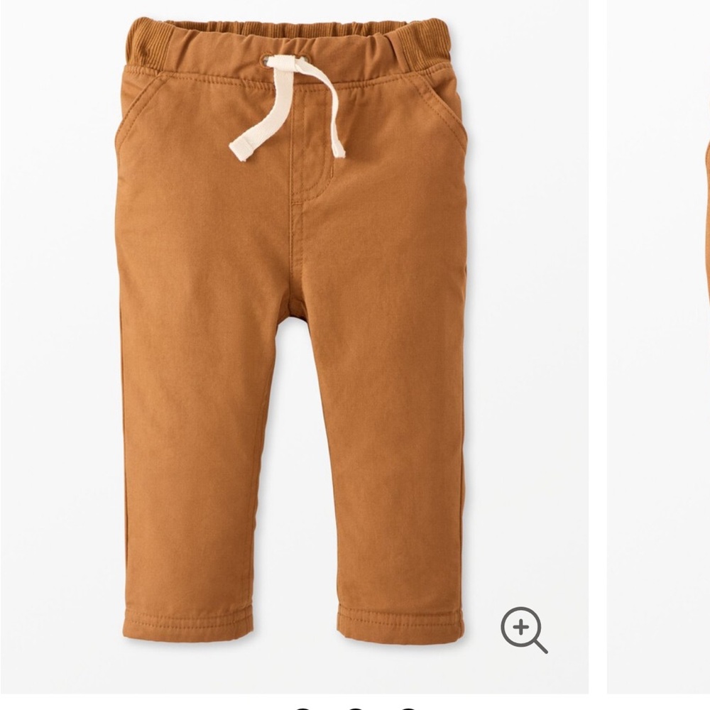 Hanna Anderson Baby Lined Canvas Pants - 6-12 months